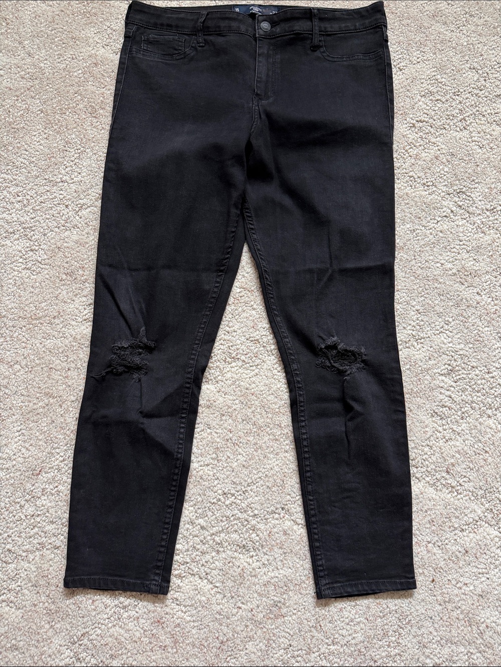 Hollister Crop High Rise Jeans
